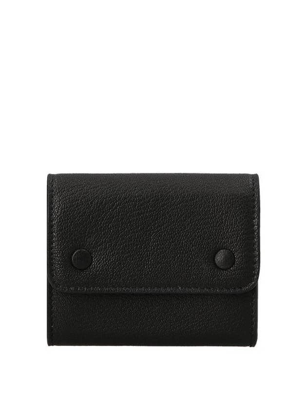 Stitch Snap Button Card Wallet Black - MAISON MARGIELA - BALAAN 3