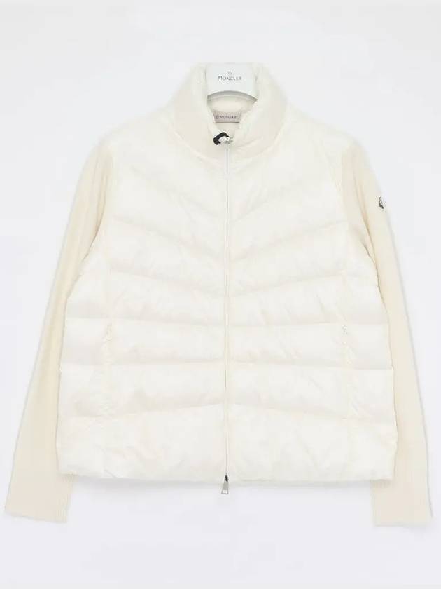 Patch Logo High Neck Padded Wool Mix Women s Jacket J2 9B00024 M1131 030 - MONCLER - BALAAN 2