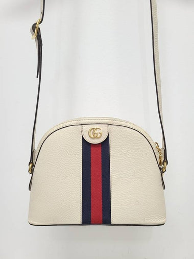 White Three Stripes Web Ophidia Small Shoulder Bag - GUCCI - BALAAN 1