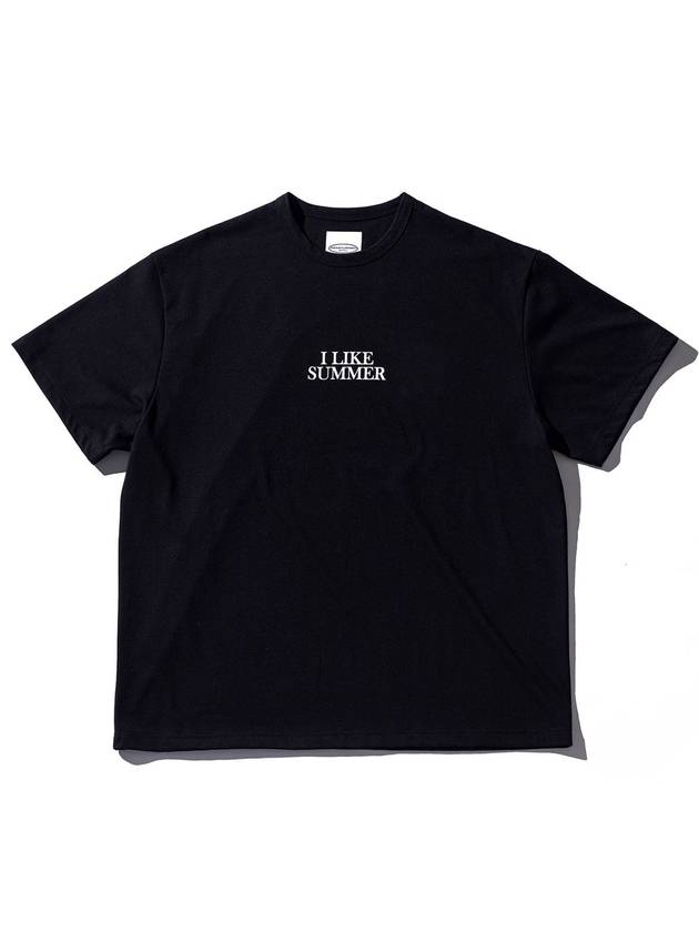 I Like Summer Short Sleeve T-Shirt Black - GRAN TURISMO - BALAAN 1