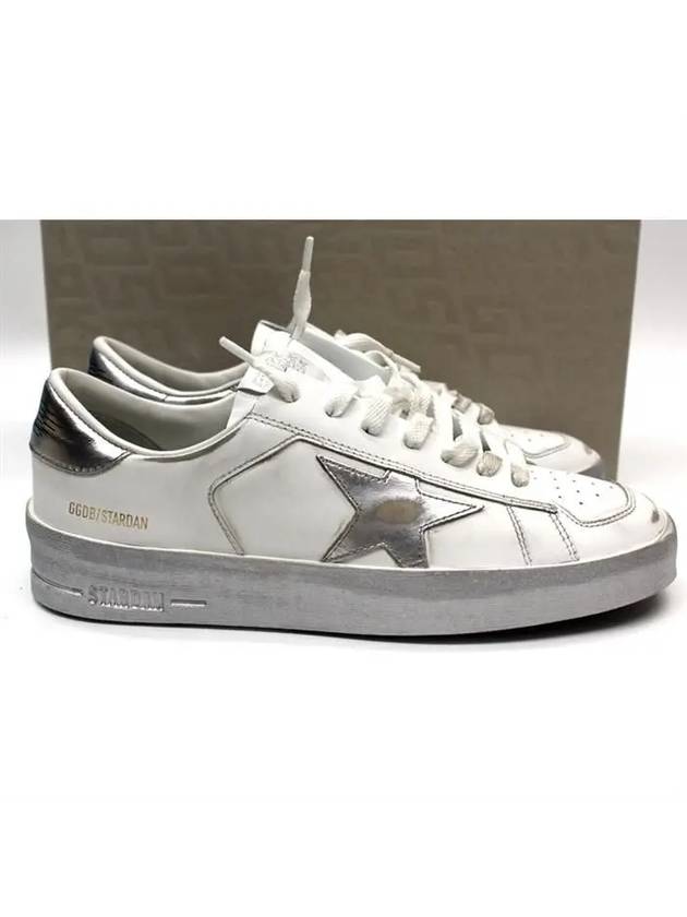 Star Dan Silver Tab Low Top Sneakers White - GOLDEN GOOSE - BALAAN 3