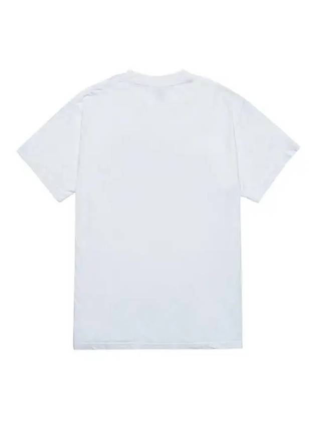 Health Fitness Logo Short Sleeve T-Shirt White - SPORTY & RICH - BALAAN 3