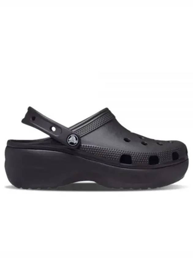 Classic Platform Clog Sandals Black - CROCS - BALAAN 2