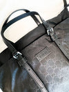 Micro GG Guccissima Nylon Tote Bag Black - GUCCI - BALAAN 7