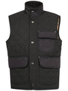 Diamond Quilted Thermoregulated Vest Black - BURBERRY - BALAAN.