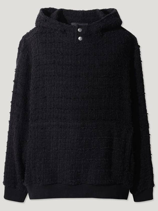 BAZILE Tweed Over Hoodie Jumper - IRO - BALAAN 1