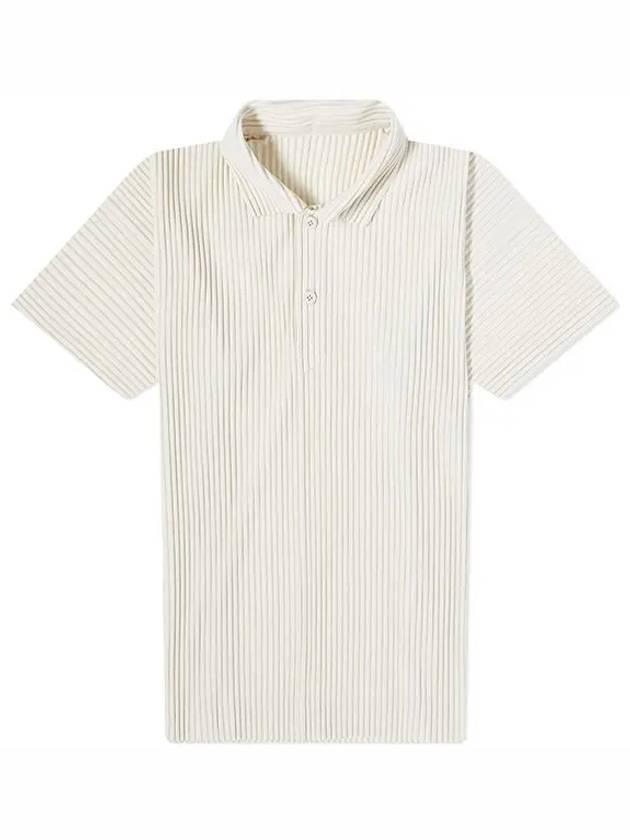 Men's MC Jun PK Shirt Ivory - ISSEY MIYAKE - BALAAN 2