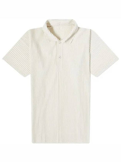 Men's MC Jun PK Shirt Ivory - ISSEY MIYAKE - BALAAN 2