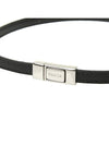 Triangle Logo Saffiano Logo Bracelet Black - PRADA - BALAAN 9