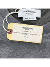 4 Bar Tonal Crew Neck Sweatshirt Grey - THOM BROWNE - BALAAN.