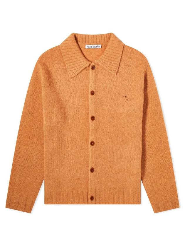 Wool Cardigan Orange - ACNE STUDIOS - BALAAN 1