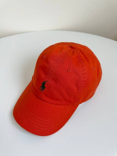 Pony Logo Embroidered Ball Cap Orange - POLO RALPH LAUREN - BALAAN 2