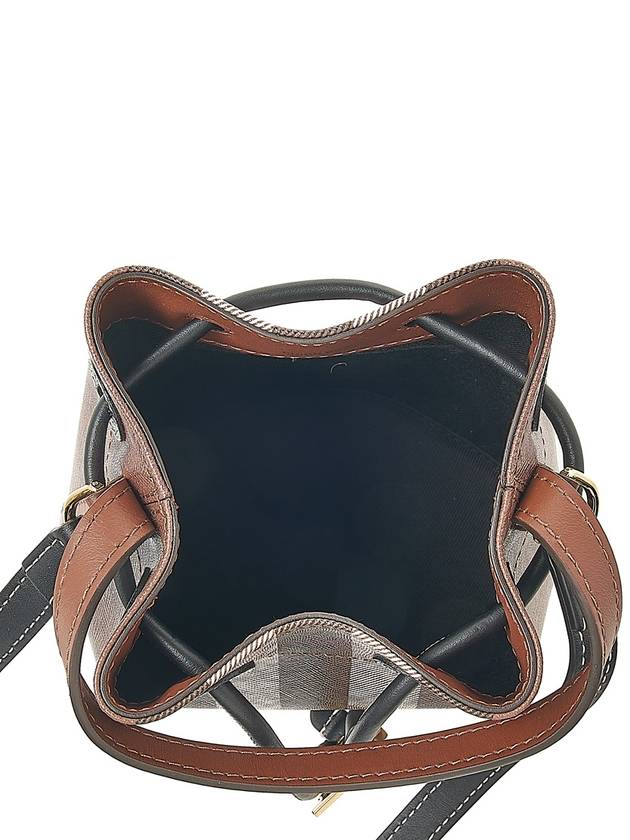 TB Mini Bucket Bag Dark Birch Brown - BURBERRY - BALAAN 11