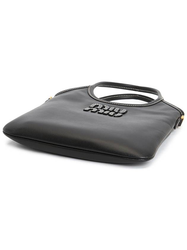 Ivy Leather Tote Bag Black - MIU MIU - BALAAN 5