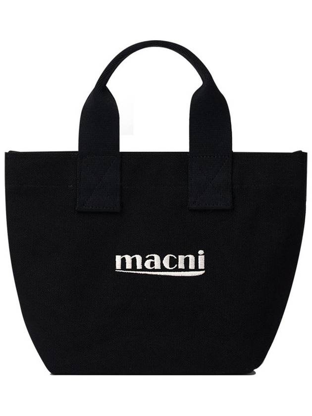 Mini Canvas Tote Bag Black - MACNI - BALAAN 2