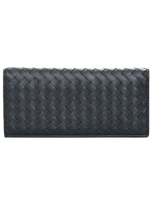 Intrecciato Continental Long Wallet Black - BOTTEGA VENETA - BALAAN 2