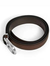 Round Buckle Cutting Business Belt Brown - MONTBLANC - BALAAN 4