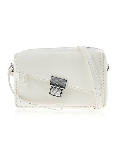 Slanted Click Cross Bag White - MSGM - BALAAN 1