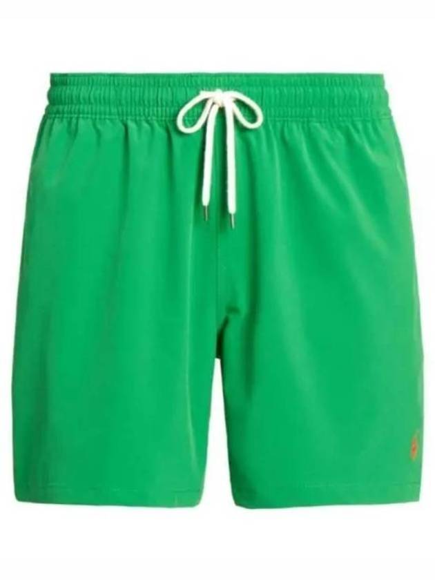 Logo Drawstring Swim Shorts Green - POLO RALPH LAUREN - BALAAN 2