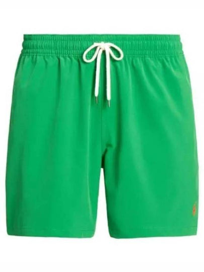 Logo Drawstring Swim Shorts Green - POLO RALPH LAUREN - BALAAN 2