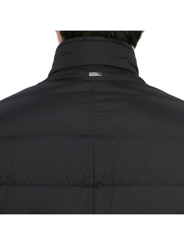 Quilted Straight Fit Padding Black - HERNO - BALAAN 9