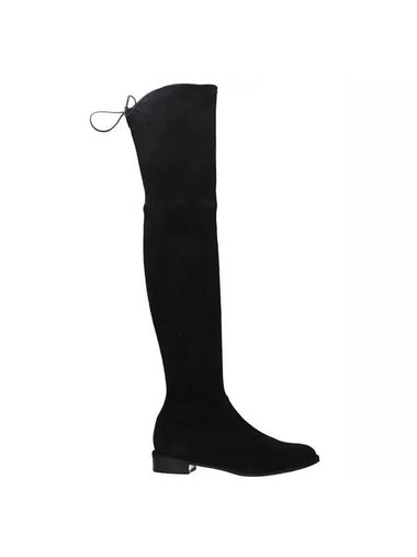 Lowland Knee High Long Boots Black - STUART WEITZMAN - BALAAN 1