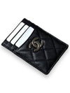 Classic Caviar Season Logo Card Wallet Black Kkeuldok AP3404 B12928 94305 - CHANEL - BALAAN 4