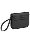 Kelly Depeche Bag 25 Monochrome Pouch Togo Skin Black - HERMES - BALAAN 8