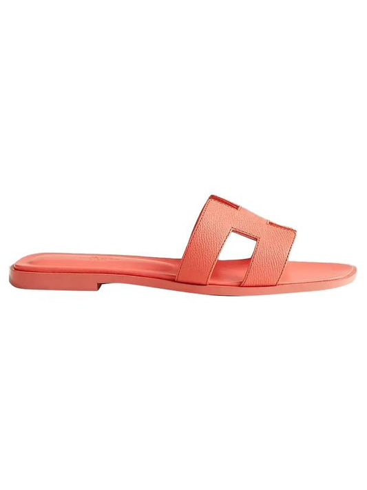 Oran Sandals Slippers Orange Joy - HERMES - BALAAN.