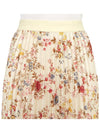 Palio Floral Long Pleated Skirt Yellow - MAX MARA - BALAAN 6