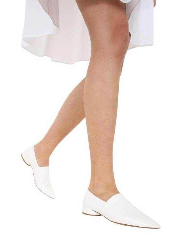 Pointed Toe 4-Stitches Loafers Loafers White - MAISON MARGIELA - BALAAN 1