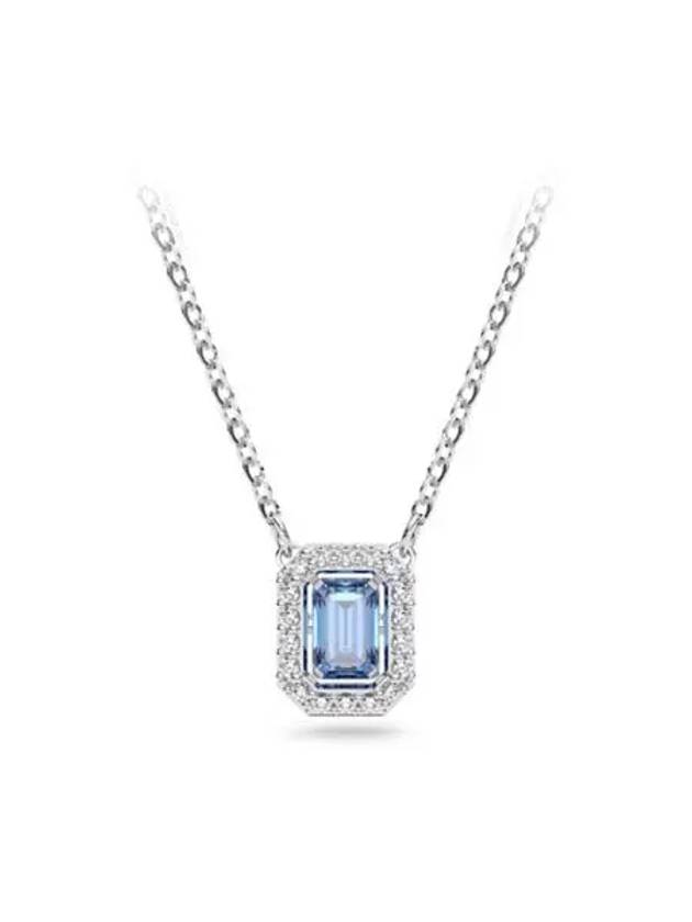 Millenia Octagon Cut Crystal Pendant Necklace Blue - SWAROVSKI - BALAAN 2