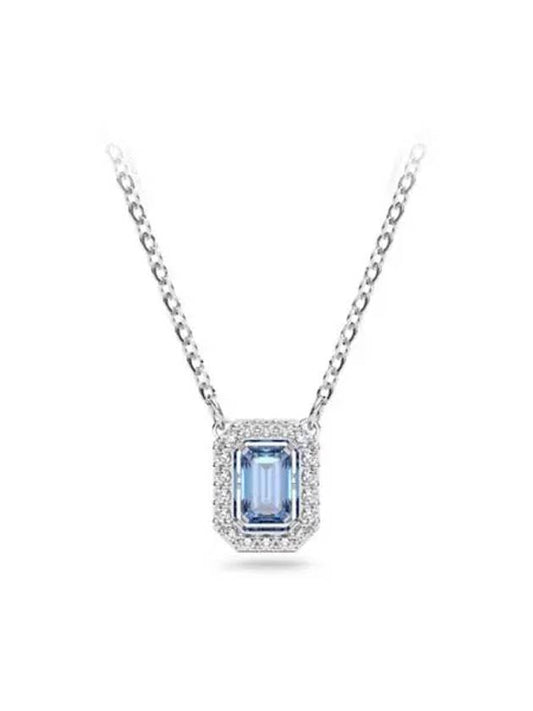 Millenia Octagon Cut Crystal Pendant Necklace Blue - SWAROVSKI - BALAAN 2