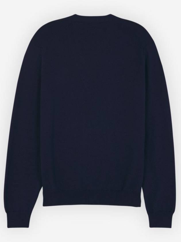 Bold Fox Head Patch Regular Cardigan Navy - MAISON KITSUNE - BALAAN 3