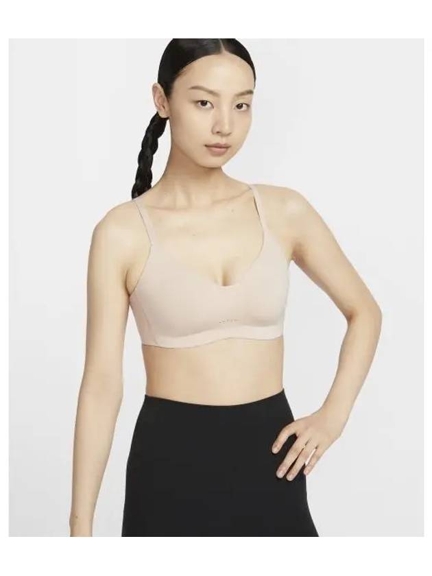 Elate Minimalist Light Support Pad Convertible Sports Bra W Particle Beige White FQ3551 207 - NIKE - BALAAN 1