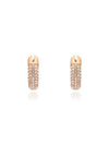 Dextera Hoop Earrings Rose Gold - SWAROVSKI - BALAAN 3