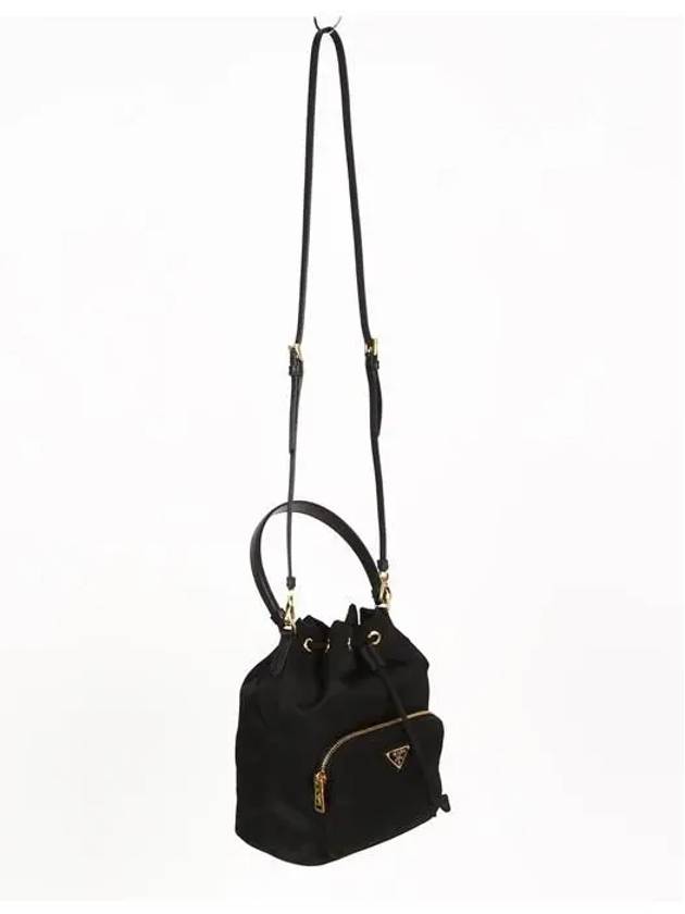 Duet Re-Nylon Bucket Bag Black - PRADA - BALAAN 5