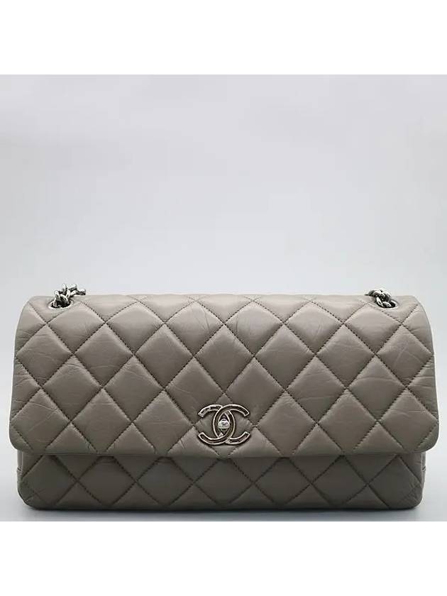 silver shoulder bag - CHANEL - BALAAN 2