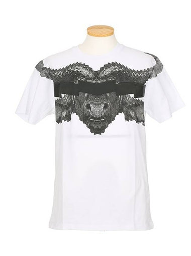 1034 0100 POKIGRON white tshirt - MARCELO BURLON - BALAAN 1