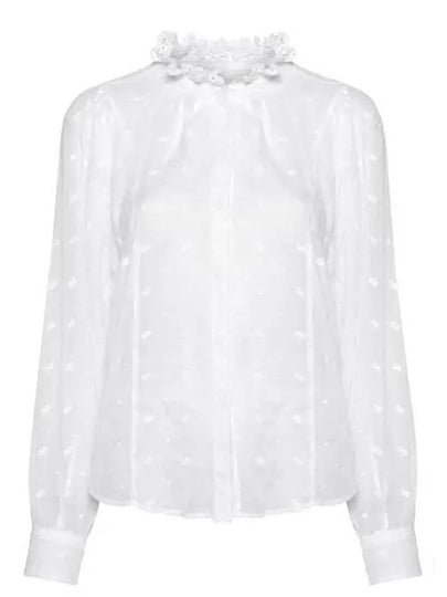 Terzali Cotton Shirt White - ISABEL MARANT ETOILE - BALAAN 2