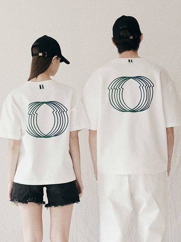 Symbol graphic short sleeve t-shirt ivory - FFEFF STUDIO - BALAAN 1