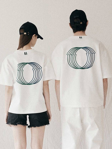 Symbol Graphic Short Sleeve T-Shirt Ivory - FFEFF STUDIO - BALAAN 1