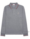 Men s Logo Patch Polo Shirt 8B70100 84556 987 - MONCLER - BALAAN 1