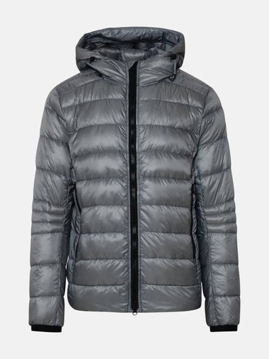 Crofton Hooded Label Padding Grey - CANADA GOOSE - BALAAN 1