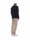 Compass Badge Cargo Straight Pants Beige - STONE ISLAND - BALAAN 7