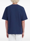 Crew Neck Short Sleeve T-Shirt Blue Marine - MARNI - BALAAN 6