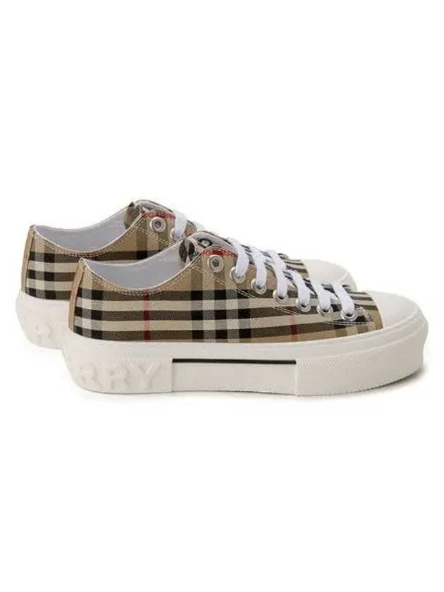 Vintage Check Cotton Sneakers Archive Beige - BURBERRY - BALAAN 2