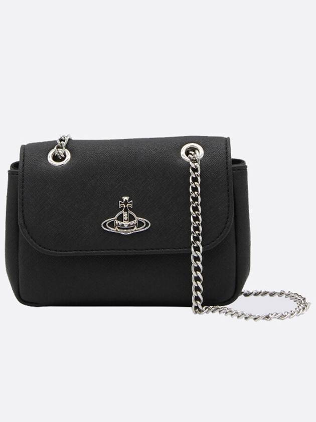 Small Pulse Women s Chain Cross Bag 5C01000CW S000B N401 - VIVIENNE WESTWOOD - BALAAN 2