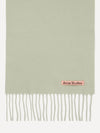 Wool Fringe Muffler Light Green - ACNE STUDIOS - BALAAN 6