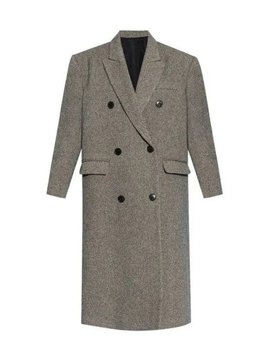 LEXANA double wool coat MA0285FA B3D05E BKEC - ISABEL MARANT - BALAAN 1